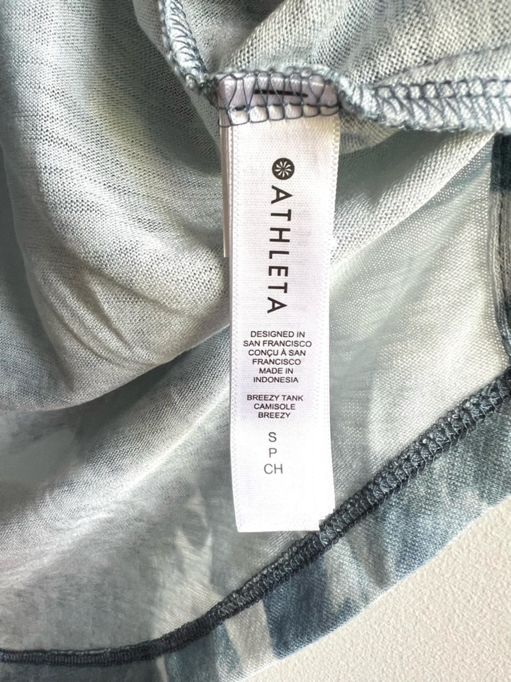 Athleta Teal and Light Blue Breezy Tank - Picture 4 of 7